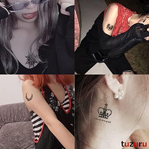 Tuzuru タトゥーシール ステッカー 防水 星 トライバル 30枚セット おまけ付き Qyc Sフロンティア 通販 Yahoo ショッピング