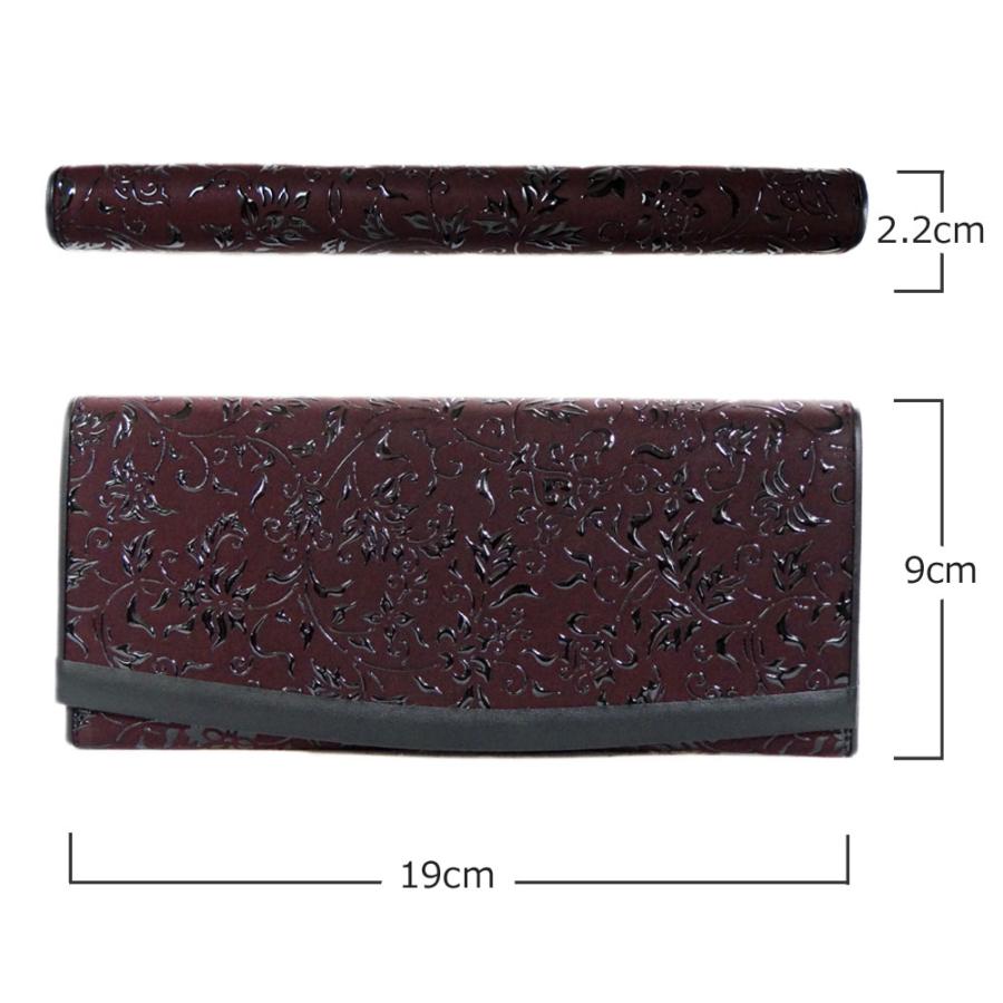 印傳屋 美品☆ 長財布 レザー 花柄 高級 花唐草 伝統工芸品 赤×黒 日本製 Amazon | [印傳屋] 印伝 長財布 2314 束入Z 赤地鹿革×黒漆 花