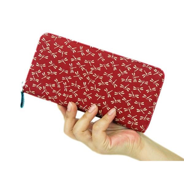 印傳屋　甲州印伝　長財布　束入れ　トンボ　蜻蛉　鹿革　漆 印傳屋 甲州印伝 長財布 束入れ トンボ 蜻蛉 鹿革 漆 Amazon | [