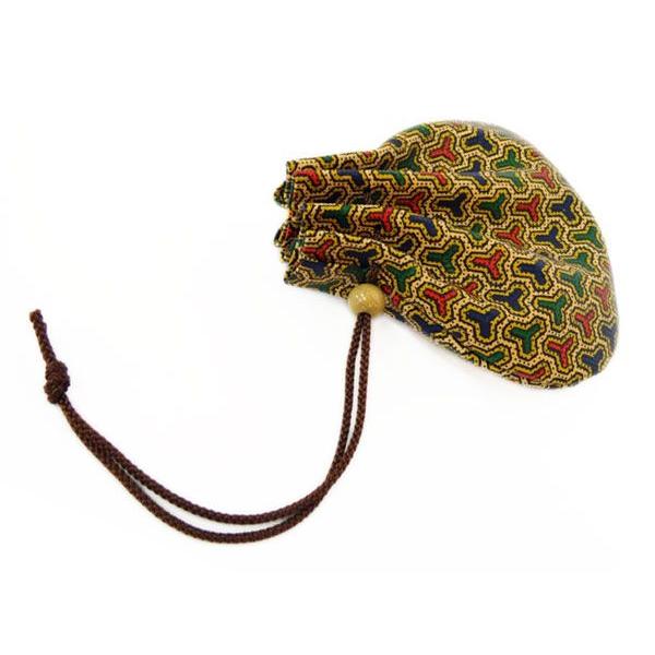 印傳屋（INDEN-YA） 印伝 巾着 5753 更紗 毘沙門亀甲 爆買 : 甲州印伝