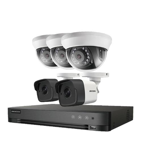 防犯カメラ 屋外 屋内 500万画素 監視カメラ 選べる 5台 8ch