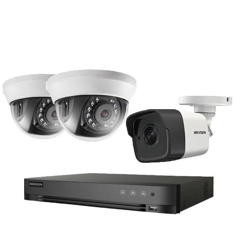 防犯カメラ 屋外 屋内 500万画素 監視カメラ 選べる 3台 4ch レコーダー セット HDD別売 HD-TVI FIXレンズ 赤外線カメラ 遠隔監視_9