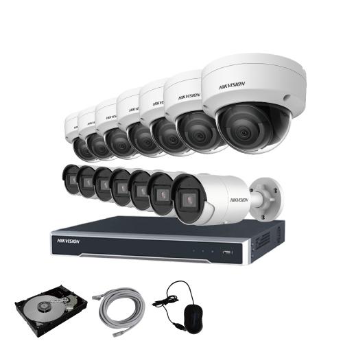HIKVISION（ハイクビジョン） 防犯カメラ 監視カメラ 14台 屋外用 屋内 