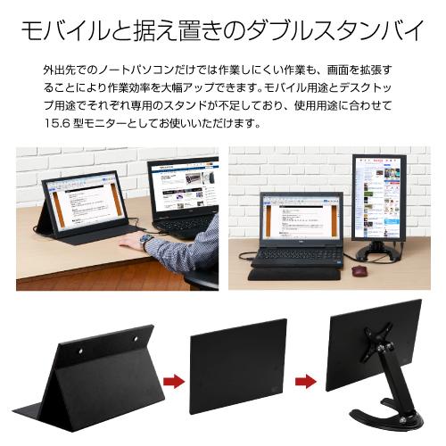 ITPROTECH製 15.6型 フルHD IPS 液晶モバイルモニター LCD15HCC-IPS