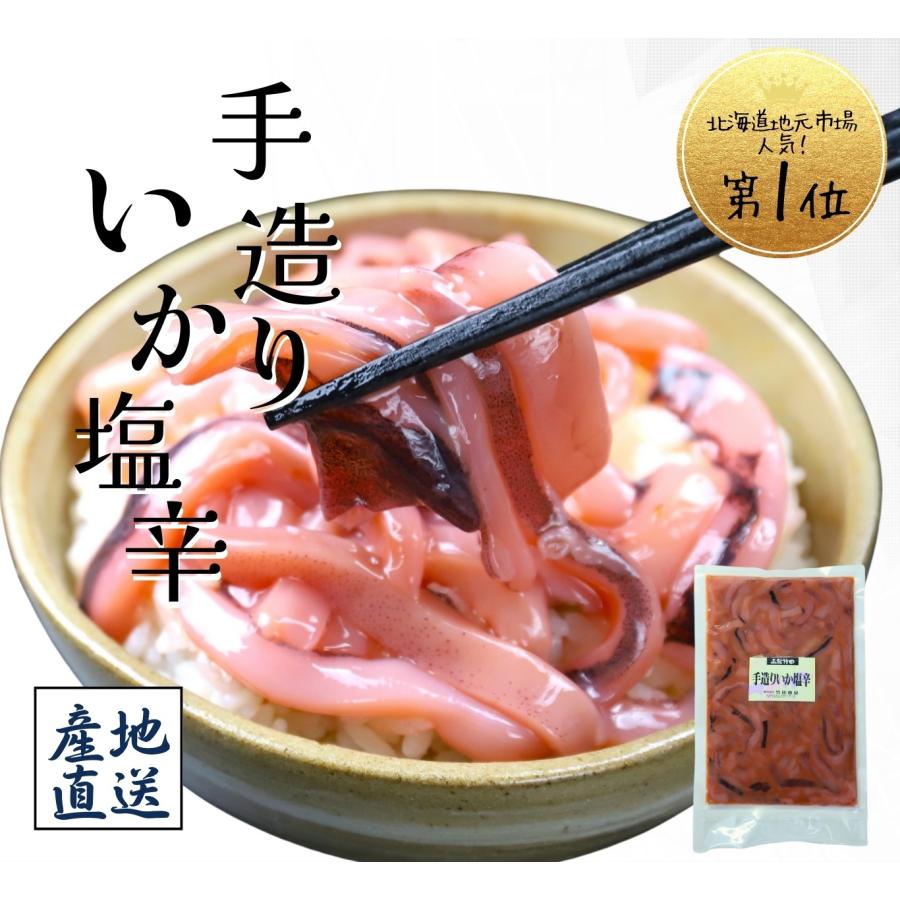 竹田食品 手造り いか塩辛 250g×10 塩から 冷凍 珍味 海産物 おつまみ 北海道 お土産 人気 お中元 通販_2