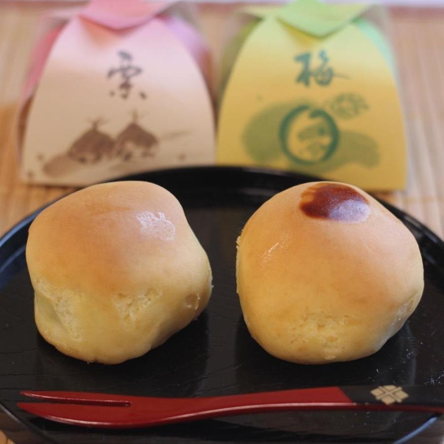 お歳暮 饅頭 大栗 青梅 12個(各6)×10箱 函館 菓々子(かかし) 北海道 和菓子 法事 おまとめ買い 大栗 青梅 かかし