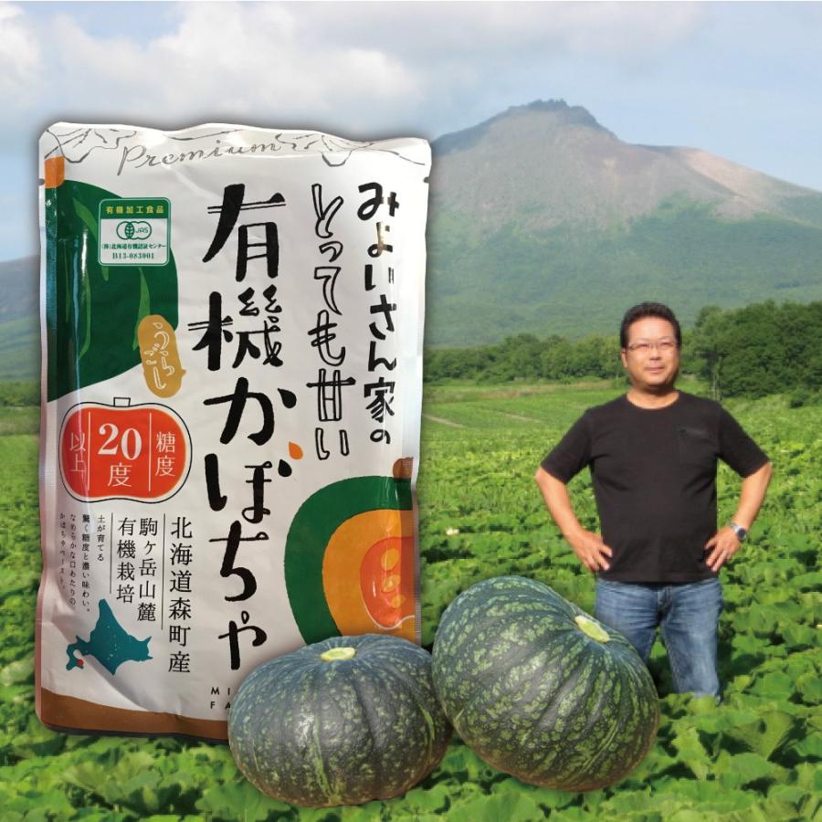 かぼちゃ ペースト 有機 200g×50 みよい農園 オーガニック レトルト 離乳食 JAS有機認定 北海道産 くりりん 業務用 