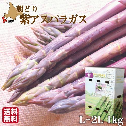 期間限定 紫 アスパラ 北海道 取り寄せ 無農薬 有機栽培 L 2l 1kg 朝採れ 農園直送 北斗市 送料無料 アスパラガス So M03 南北海道の産直店 道南地元市場 通販 Yahoo ショッピング