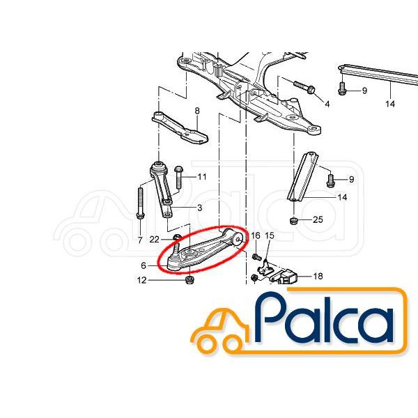 ポルシェ フロントロアアーム 左右共通| 911/997 | ボクスター