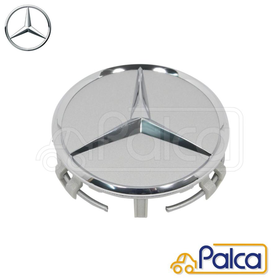 ベンツ ホイールセンターキャップ クロムシルバー| Eクラス/W210 W211