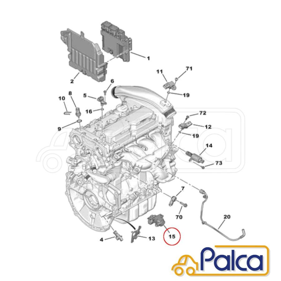 プジョー ターボチャージャー ディバーター ソレノイドバルブ 7 1 6gt 1 6gti 308 1 6 Pierburg 1922v6 Pie パーツのpalca パルカ Yahoo 店 通販 Yahoo ショッピング