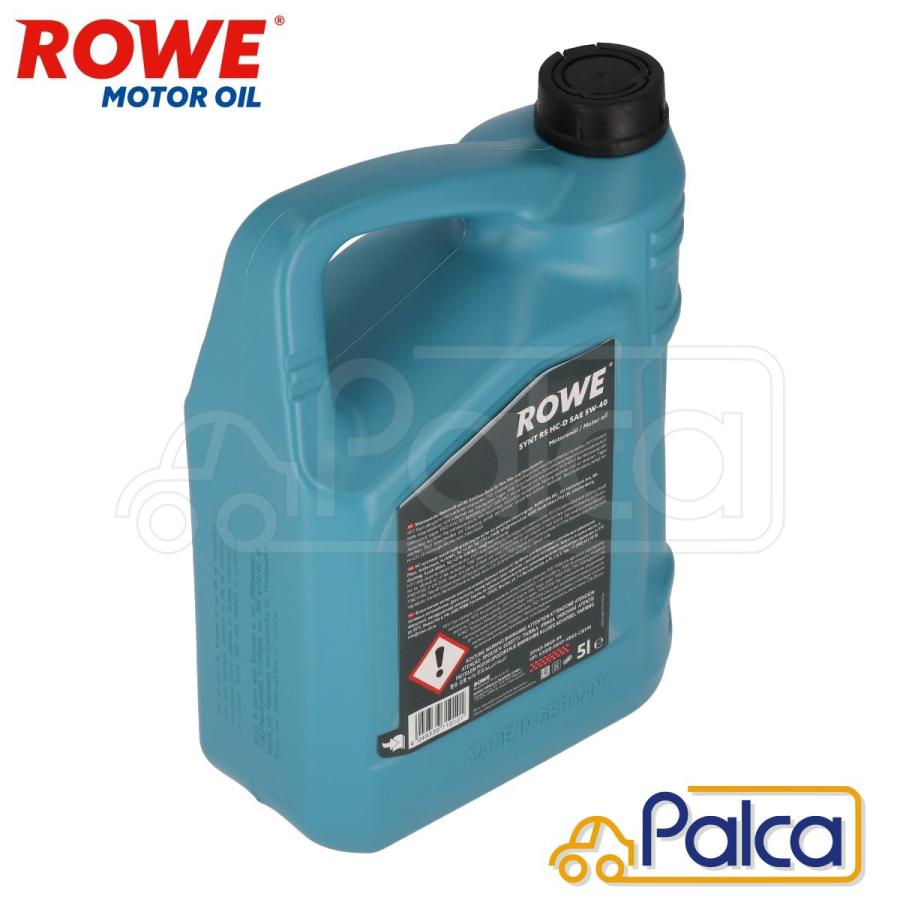 輸入車用 エンジンオイル HIGHTEC SYNT RS HC-D SAE 5W-40 5L| MB229.5 | BMW Longlife-01 | VW502.00/505.00 | Porsche A40 | ROWE製