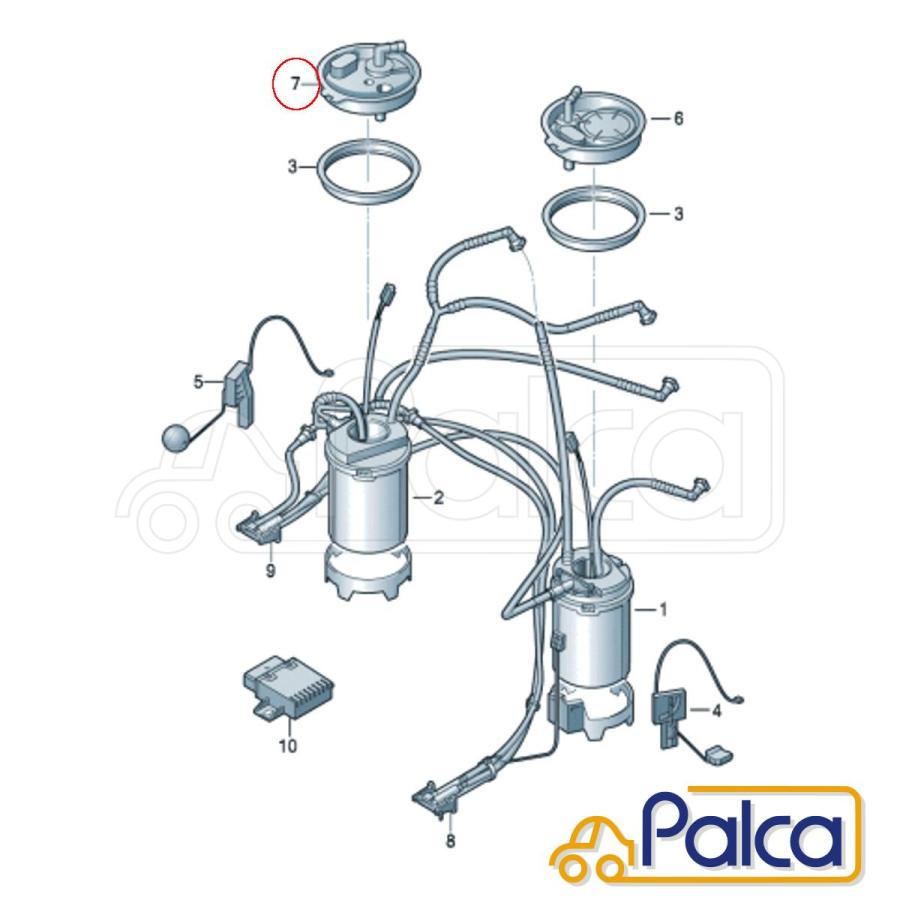 VW フューエルプレッシャーレギュレーター/燃圧レギュレーター