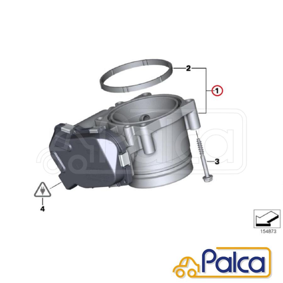 BMW E60 E63 E64 545i 645Ci スロットルボディ/スロットル