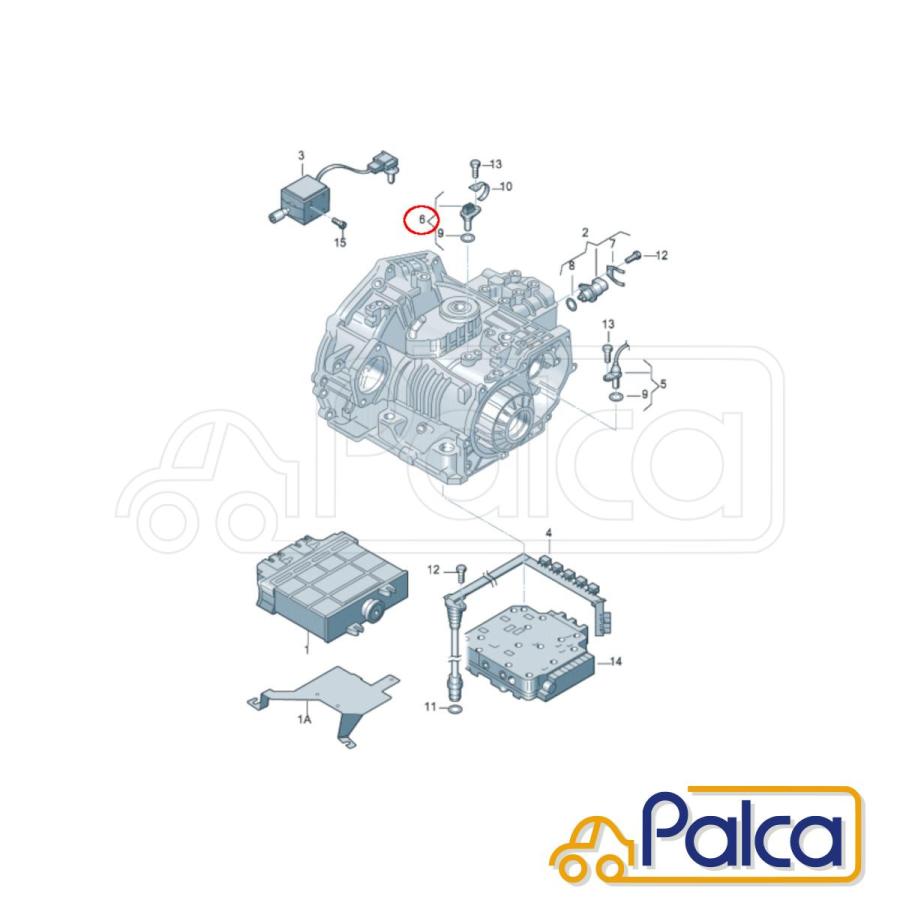 アウディ/VW ATスピードセンサー/RPM 右 | A3/8L ゴルフ4 ボーラ