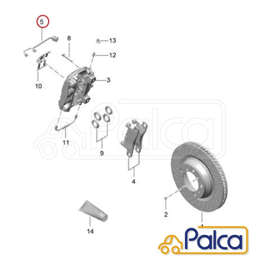 ポルシェ リアブレーキパッドセンサー | ボクスター/981 | 718
