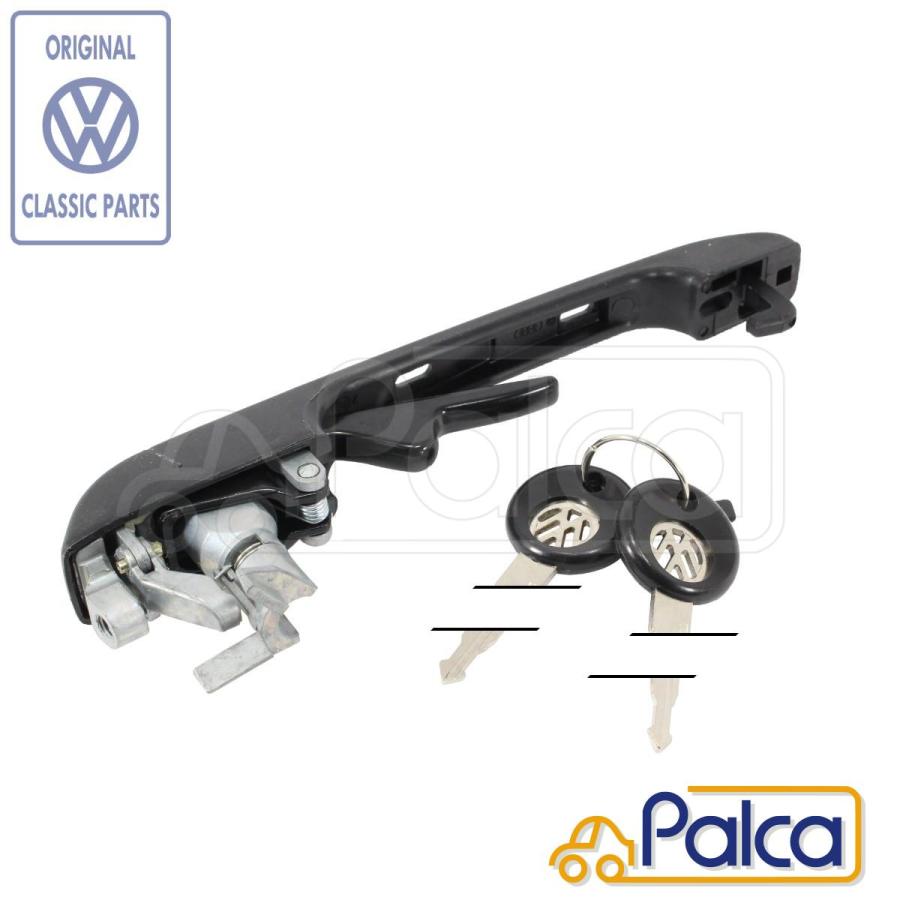 VW アウタードアハンドルセット 右 ロックシリンダー付属 ゴルフ1