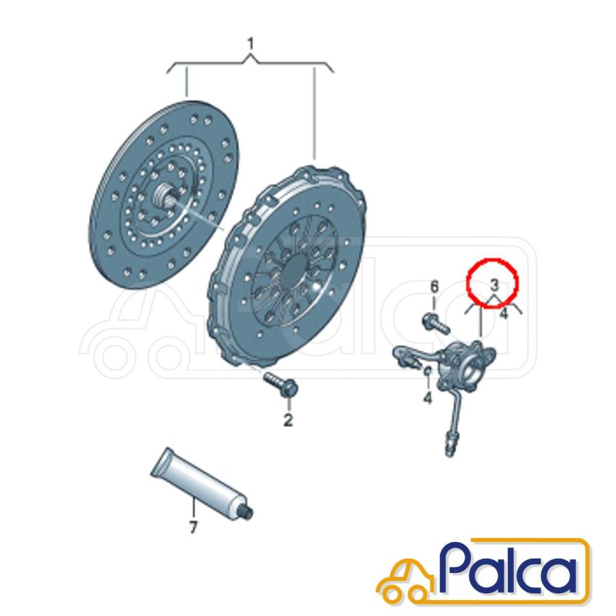 クラッチレリーズシリンダー レリーズベアリング アウディ クラッチ レリーズベアリング/レリーズシリンダー A3