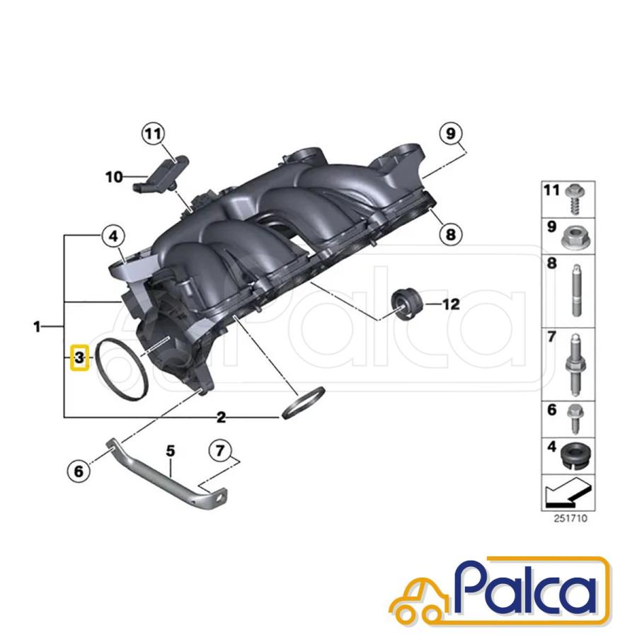 りあ シトロエン スロットルボディガスケット グランドC4ピカソII C4I C4II