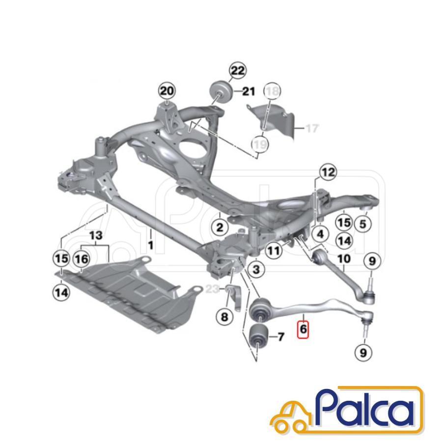 BMW フロント プルストラットアーム/テンションロッド 左| 1
