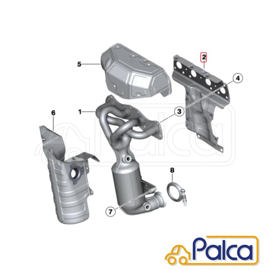 BMW MINI ミニ エキゾーストマニホールドガスケット ENG N12 N16 | R56