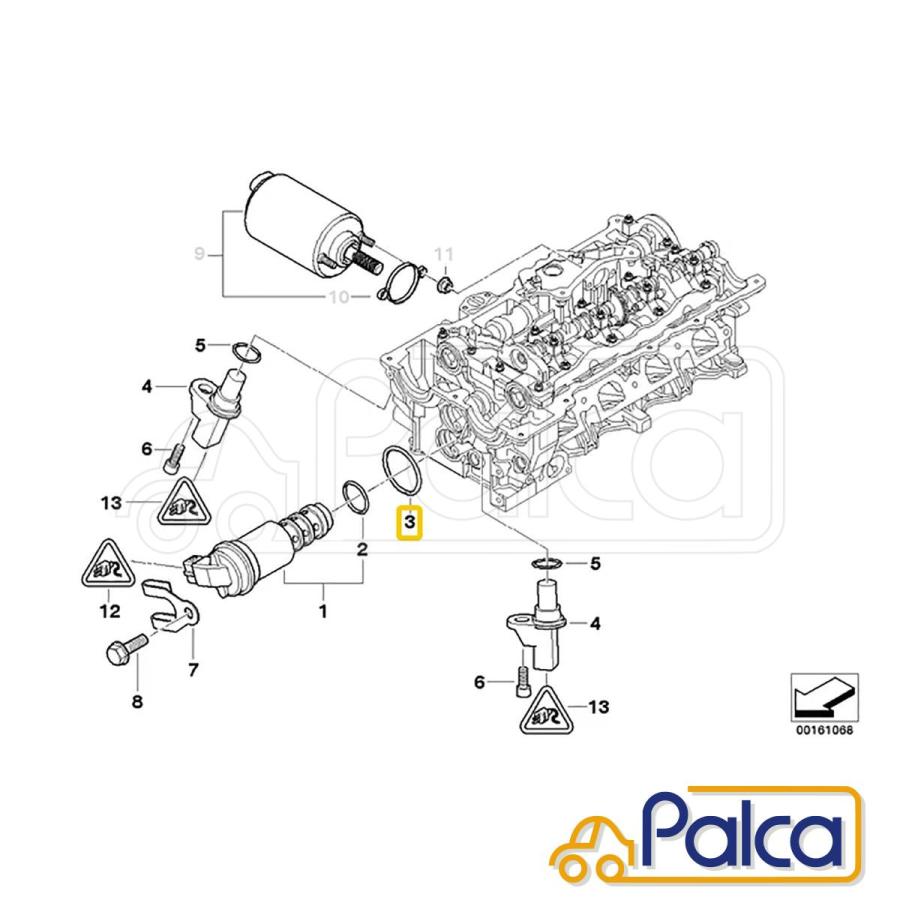BMW VANOSソレノイドバルブ Oリング/ガスケット 大| E82 E87 E88/116i 118i 120i | E46/316ti 318i  318ti 318Ci | E90 E91 E92 E93/320i