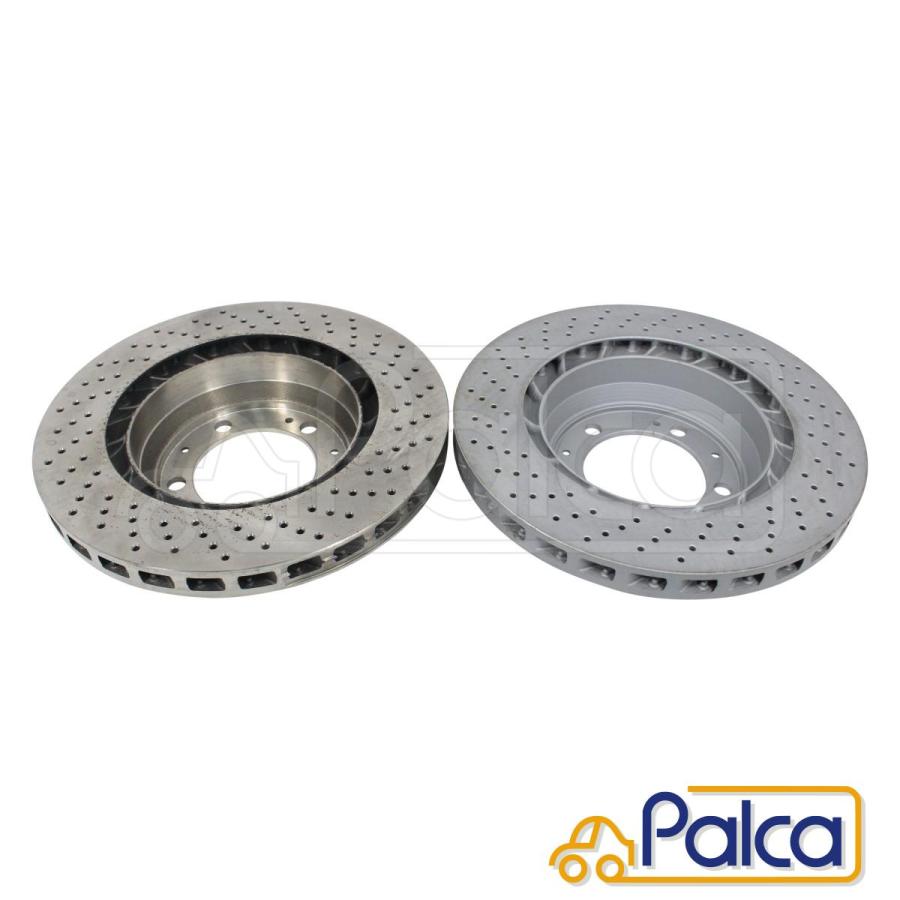 ポルシェ リア ドリルド ブレーキローター 左右 322X28MM 911 993/3.6