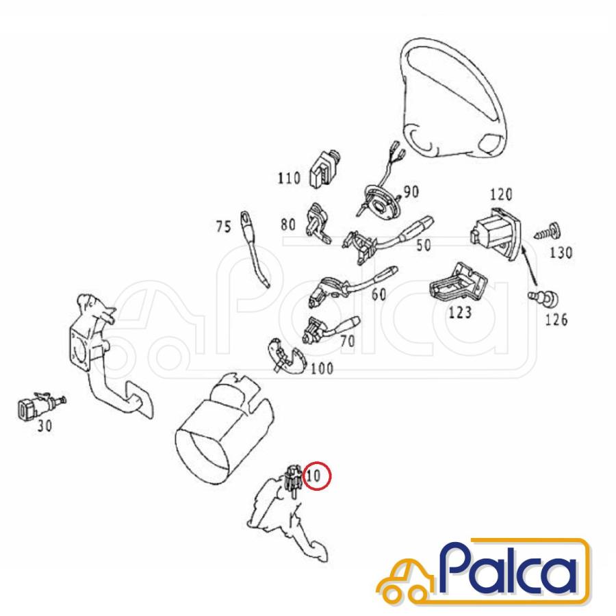 ブレーキペダル　96年式ベンツw210 ベンツ ブレーキペダル96年式W210 - メルカリ
