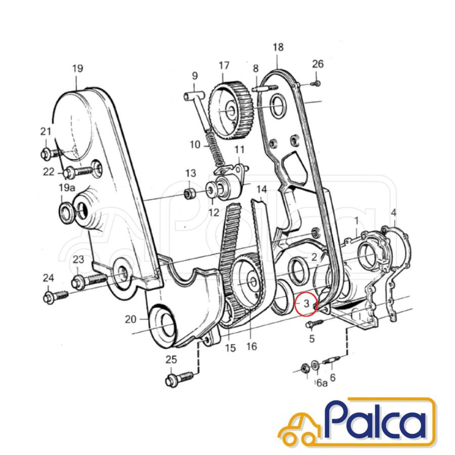 ボルボ フロントクランクシャフトシール 240 | 740 940 960 REINZ製