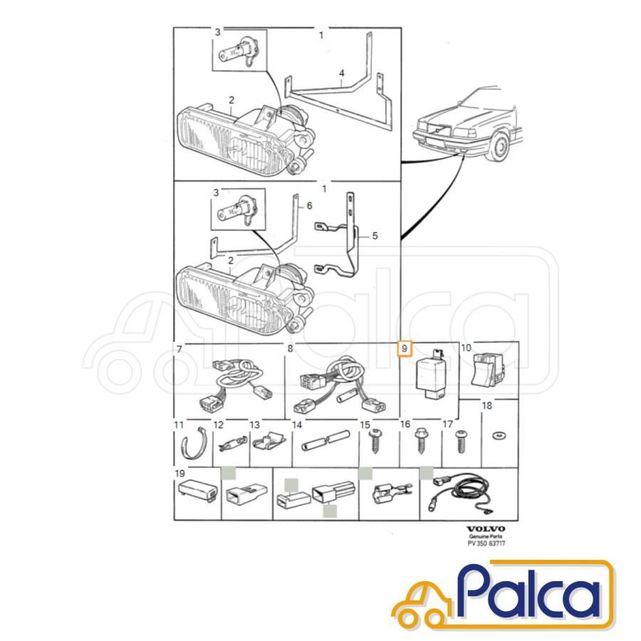 ボルボ マルチパーパスリレー 240 740 760 780 940 | PROFESSIONAL