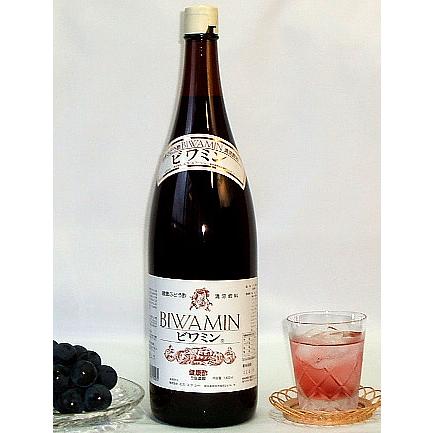 お試し価格！】 ビワミン 1.8L ぶどう酢 果実酢 2本ご購入で100ＭＬ3本