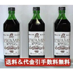 飲むお酢/ビワミン 健康ぶどう酢　720ＭＬ　3本まとめ買い(100ＭＬ2本付き)（Yahoo!・ビワミンと文化刺繍のイワセ商会）