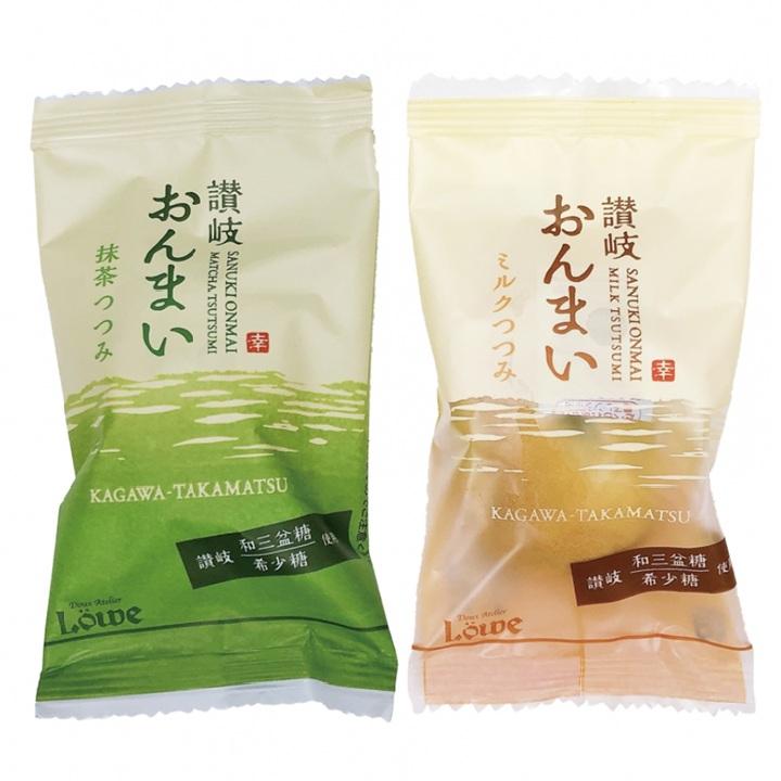 讃岐おんまい（ミルクつつみ・抹茶つつみ） : 四国キヨスク 株式会社