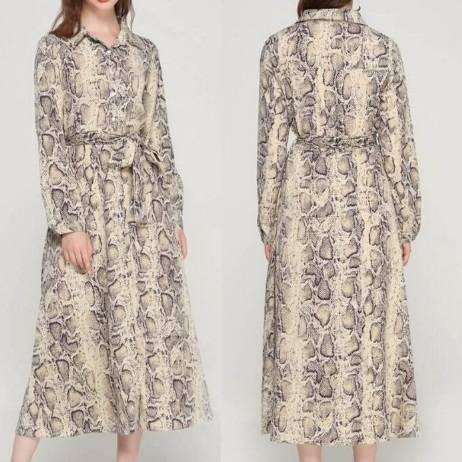 蛇柄 ハイウエスト シャツワンピース 派手 Cr017 Cr017 柴田工芸 Onlineshop 通販 Yahoo ショッピング