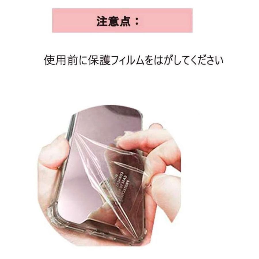 在庫のみiPhone XR  MIRROR  iPhone XRミラー　　ワイヤレス充電（Qi規格）対応　おしゃれに　背面ミラー　スマホケース｜s-label｜06