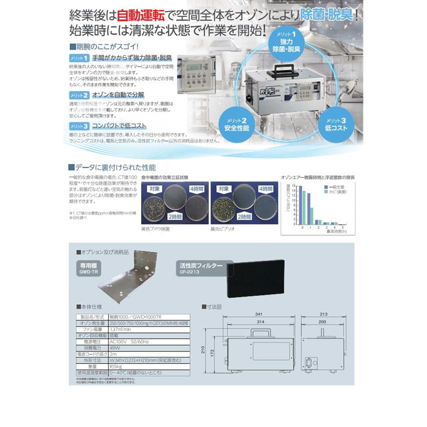 剛腕1000TR（24時間タイマー式）オーニット製オゾン機器 2台