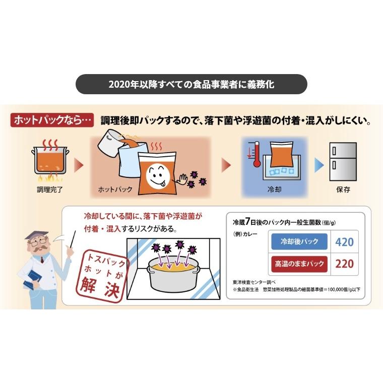 真空包装機 HVP-282 HOTPAK 卓上型 トスパックホット シリーズ 真空包装機 HVP-282 HOTPAK 卓上型 トスパックホット シリーズ