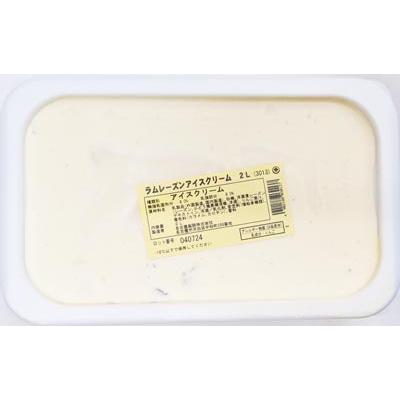 スジャータめいらく [冷凍] めいらく 業務用 ラムレーズンアイス 