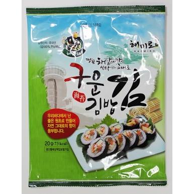 タンクッヘミロ 韓国のり巻用のり 20g（10枚入り）｜s-mart-store