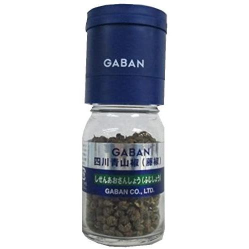 GABAN - ギャバン 食い道楽製粉機 四川奥津城所椒（藤椒）入 15g×12本（1容れもの） 食品-山椒-香辛料、スパイス、ドライハーブ