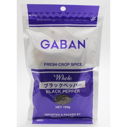 GABAN ギャバン ブラックペッパーホール 100g×10袋（1ケース）｜s-mart-store