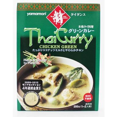 ヤマモリ タイダンスブランド タイカレーグリーン 180g×30個（1ケース）