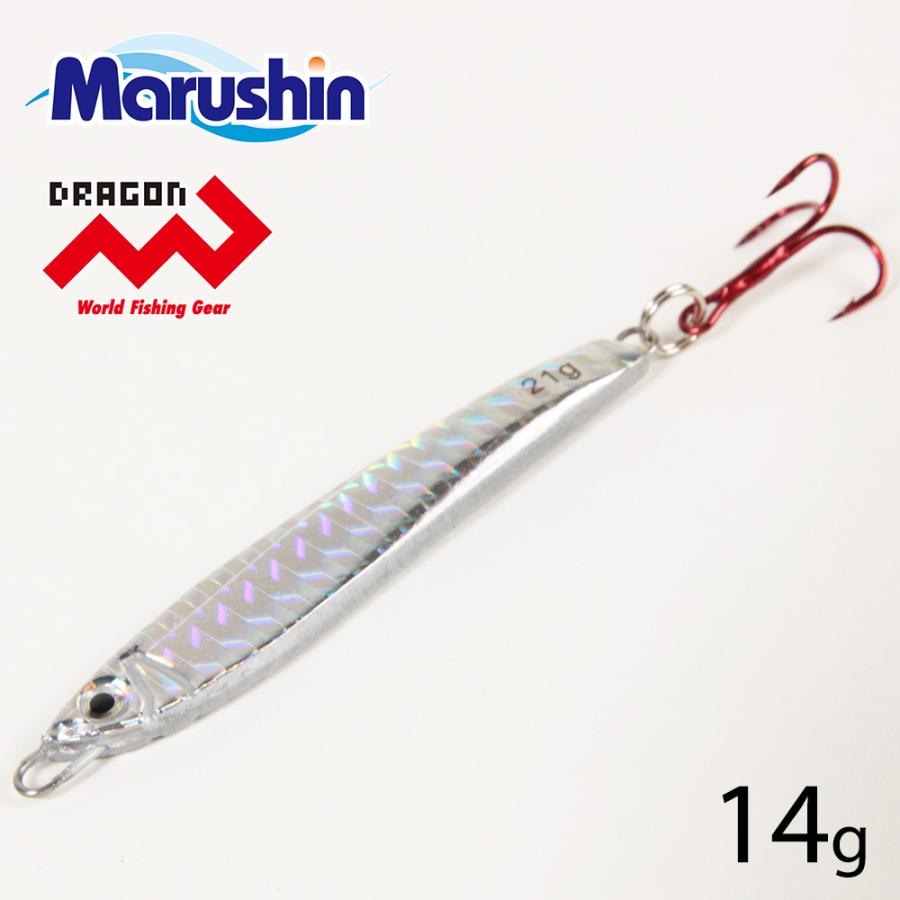 DRAGON（ドラゴン） マルシン メタルジグ ディザイア シルバー 14g 赤
