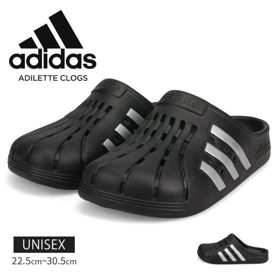 アディダス クロッグ メンズ レディース サンダル ユニセックス 黒 軽量 カジュアル ブラック 大きいサイズ アディレッタ Adilette Clogs Fy69 Ad Adilette Clog U S Mart Yahoo Japan店 通販 Yahoo ショッピング