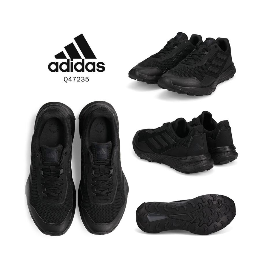 アディダス ランニングシューズ メンズ スニーカー 黒 厚底 通気性 蒸れにくい ローカットスニーカー ブランド 運動靴 スポーツ ブラック Q Q Ad Tracefinder S Mart Yahoo Japan店 通販 Yahoo ショッピング