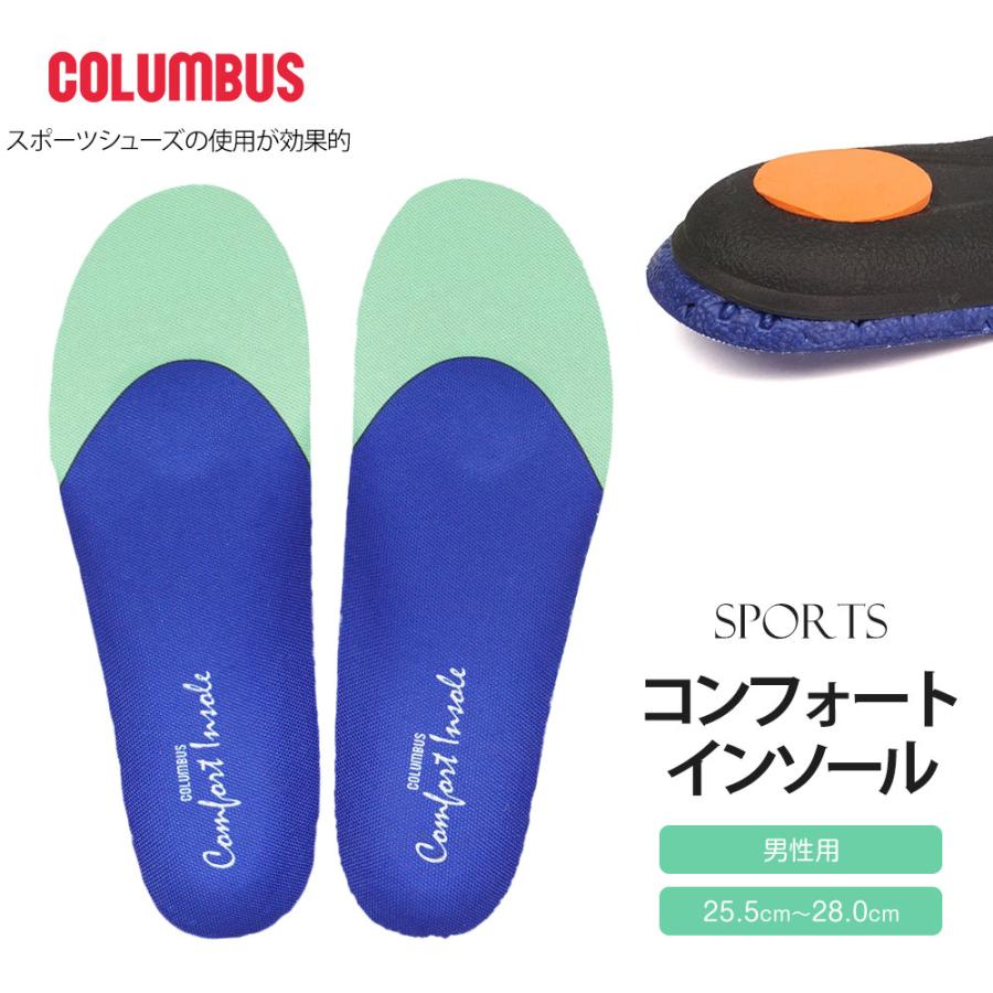 コロンブス コンフォートインソール メンズ スポーツシューズ用 中敷き 衝撃吸収 男性用 抗菌 消臭 メッシュ カップインソール 通気性 紳士靴 大きいサイズ S Mart Paypayモール店 通販 Paypayモール