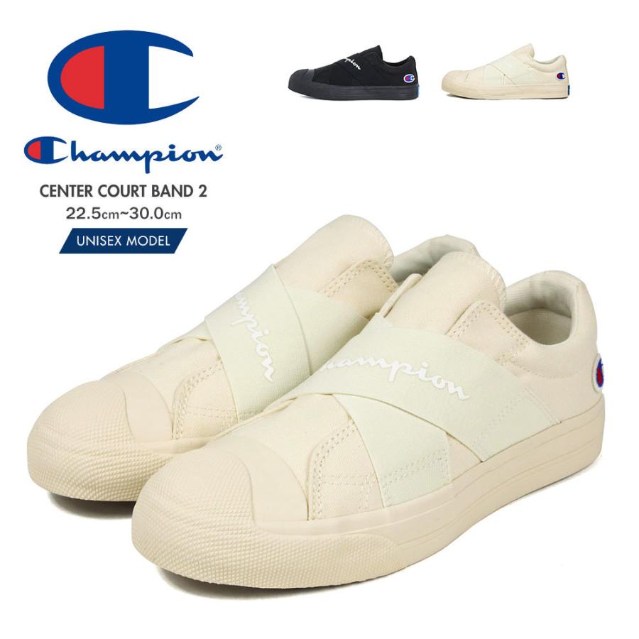 チャンピオン スリッポン メンズ 白 レディース ジュニア 甲ゴム クロス 靴 キャンバスシューズ ブラック ホワイト Champion Lc049 S Mart Paypayモール店 通販 Paypayモール