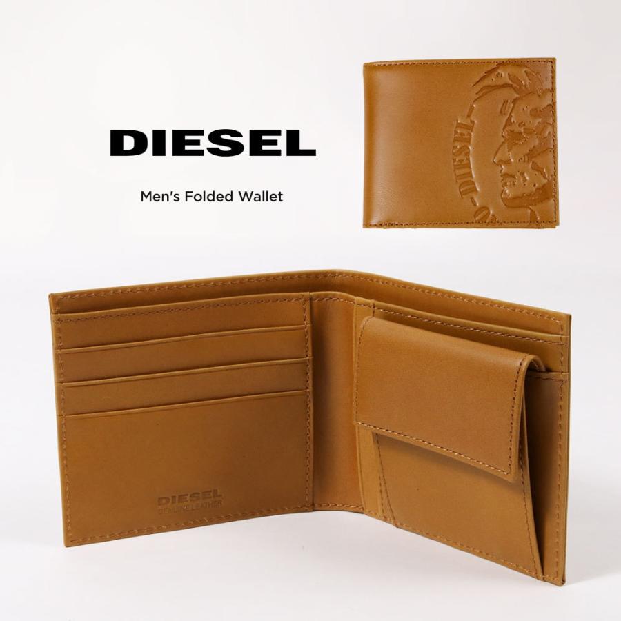 DIESEL ディーゼル 二つ折り財布 メンズ 本革 ミニ財布 ブランド DIESEL ディーゼル 二つ折り財布 メンズ 本革 ミニ財布 ブランド