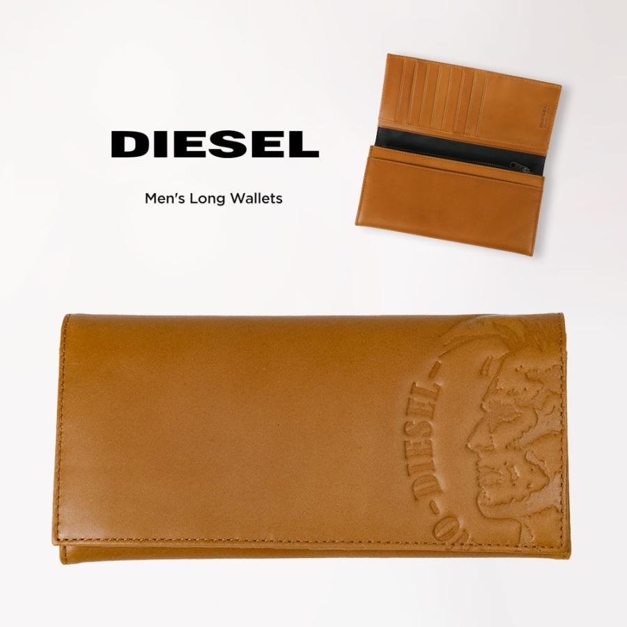 DIESEL ディーゼル 財布 メンズ 本革 長財布 ブランド かぶせ DIESEL ディーゼル 財布 メンズ 本革 長財布 ブランド かぶせ
