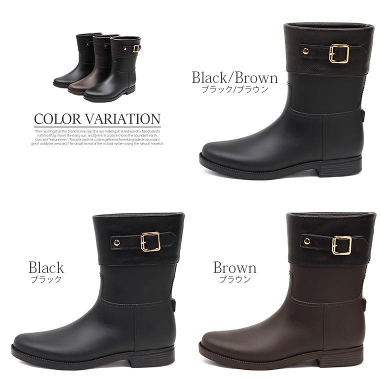 レインブーツ レディース ミドル 長靴 雨 梅雨対策 おしゃれ 通勤 防寒 人気 スルジョー レインシューズ 黒 靴 防水 スノーブーツ ガーデニング Surzo 5034 Etsr 5034 S Mart 通販 Yahoo ショッピング